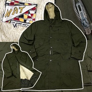 แจ็คเก็ตวินเทจ แจ็คเก็ตเดินป่า Vintage Workwear NAT Brand M47 Style Tanker Parka  Jacket with Sherpa