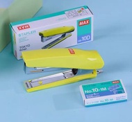 MAX HD-10D 釘書機(黃色)+釘書釘