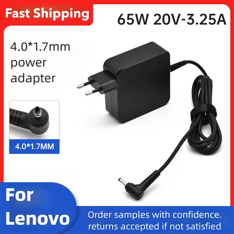 20V 3.25A 65W 4.0*1.7mm AC Laptop Charger For Lenovo IdeaPad 330s 320 100-15 B50-10 YOGA 710 510-14I