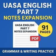 [C478] UASA English Part 7 Notes Expansion PDF | Grammar & Writing Practice | English Email & Messag