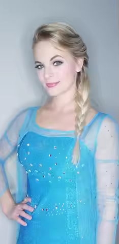 Frozen Elsa Princess Long Dress Sequin Mesh Elsa Costume Adult Snow Queen Costume Party Dress Hallow