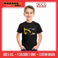 Kids T-shirt Excavator Komatsu HB365-1 Heavy Equipment Operator Distro T-shirt