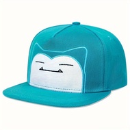 Snorlax Baseball Cap Hip Hop Kirby Animal Embroidery Flat Brim Hip Hop Cap Baseball Cap ZIJN