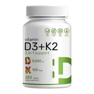 d3+k2Soft Capsule Health Supplement Vitamin D3+K2 Supplement Softgels Support O EM[ZZB]