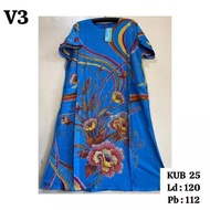 ORIGINAL KENCANA UNGU LABEL BIRU ASLI DASTER MODERN VIRAL LD 120 CM