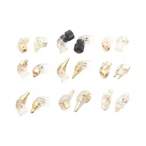 One Pair Mini MMCX 0.78 Male To Female 0.78mm QDC FitEar JH EXK Acoustune UM V3 IM IE 500PRO IE 40PR