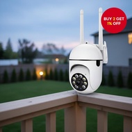 Waterproof Wi-Fi Camera with Infrared Night Vision for 360° Outdoor and Family Security Monitoring  