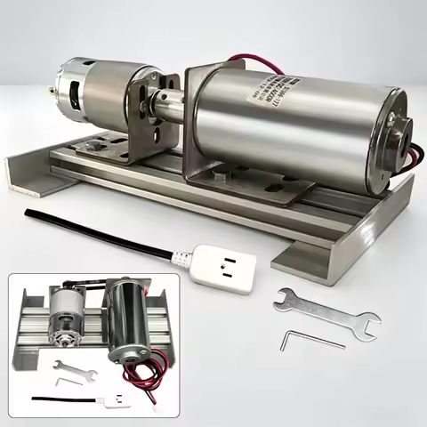 220V DC Permanent Magnet Brushless Generator - Double Bearing Mute 775 Motor Mini DIY High Voltage R