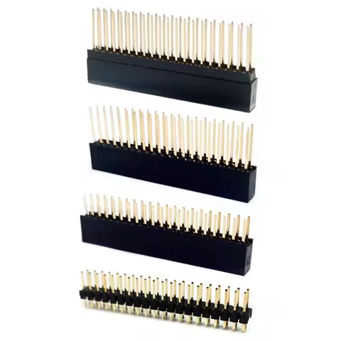 5PCS 2x20 40 Pin Stacking Female Header Kit for Raspberry Pi 4B/3B+/3B/2B/B+/A+/Zero(Zero W) Raspber