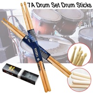 [Spot]Professional Wooden Drum Sticks 5A 7A YAMAHA Oak Wood Drumsticks Set For Beginners