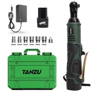 Tanzu  60NM Cordless Impact Wrench 21V  Brushless Electric Impact Wrench Heavy Duty High Torque 2 Ba