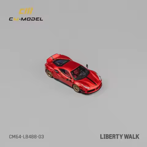CM Model 1:64 Ferrari LB488 LBWK Sports Car Simulation Alloy Car Model Collection Ornament