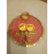 local seller: Diwali decor, metal lotus tealight holder/ diya/deepam ,Pooja Thali / festive decor,Pooja item, Diwali