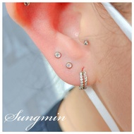 ASTM F136 Titanium earrings