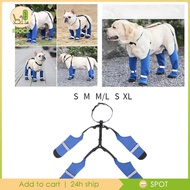 [Ihoce] Dog Suspender Boots Dog Booties Leggings Paw Protector Breathable Dirtyproof