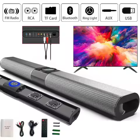 Wireless Bluetooth Sound Bar Speaker System Wireless Surround Stereo Super Power Sound Speaker Wired