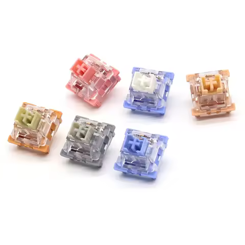 Outemu Switches Lubed Linear Tactile Silent Clicky RGB Mechanical Keyboard Switch for Gaming Typing 
