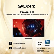 [NEW] Sony BRAVIA 9 II | Flagship True RGB | RGB LED | XR Processor with AI | 4K Ultra HD | 120Hz | 