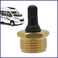 RV Blow out Plug Adapter Brass Quick Connect Blowout Plug Effective Water Lines Valve Sturdy RV Adap