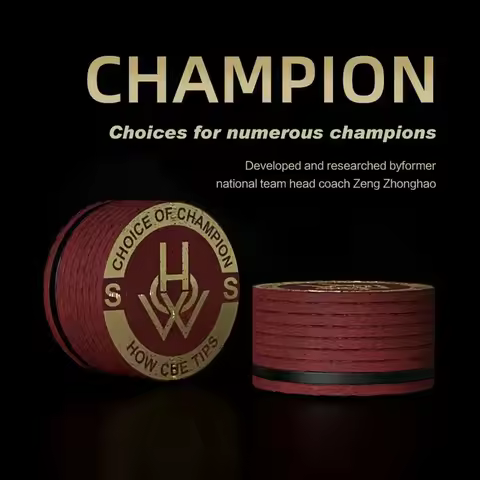 HOW-Titan Tips for Pool Cue, Snooker Cue Tip, Glue on Tip, Billiard Stick Tips, Billiard Accessories