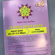 Sahabat seita smartone 儲值卡 4G 無限上網 $50 一個月
