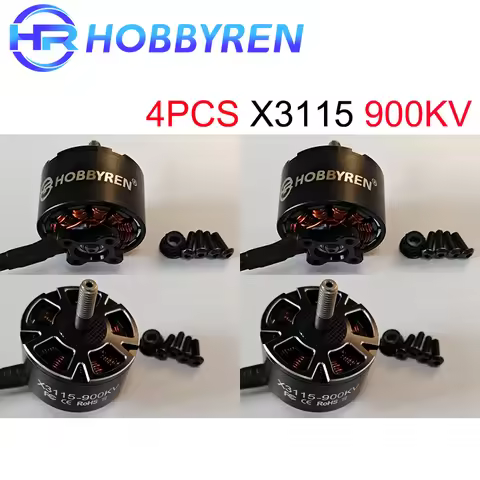 4PCS X3115 3115 900KV 6S Brushless Motor for 9inch 10inch FPV Freestyle Long Range RC FPV Drone