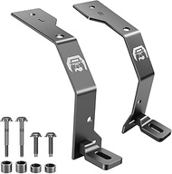 2PCS A-Pillar Dual Light Mounting Windshield Led Light Bracket Kit,Compatible with Jeep 2018-2022 Wr