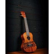 Qte 24' inches Mahogany Concert Ukulele with Free Bag, Pick 2pcs and Capo