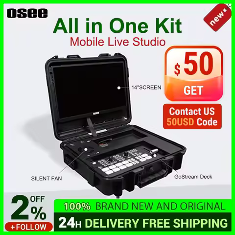 OSEE GoStream Deck All-in-One Pro HDMI/USB Live Streaming Video Switcher Kit