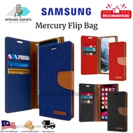Samsung S23 Ultra S22 Ultra Note 20 Note 20 Ultra Note 10 Plus Note 9 Note 8 Note 5 Note 3 Mercury Wallet Flip Bag Case