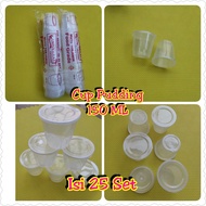 Cup Puding Merpati 150 ML ISI 25 Set Cup Jelly Cup slime 150 ML