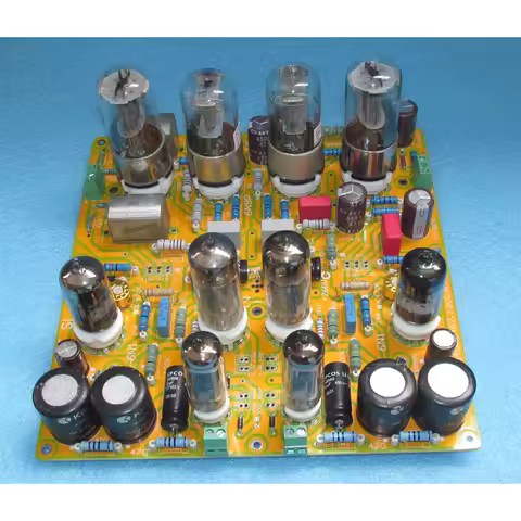 A simplified version of the 6N8P+6N9P bile preamp circuit board JCDQ26M of the American Elvis SL-1 p