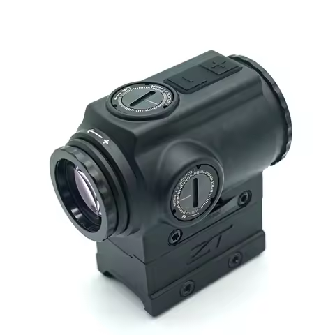 ZERO TECH 1×25 Micro Prism Scope 3MOA Red Dot Reticle Quick-Detach Mount Fully Compatible with Weave