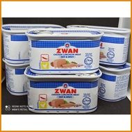 ℡ ♝ ◠ Halal ZWAN Luncheon, Chicken Luncheon Meat and Hot & Spicy 200grams & 340GRAMS HALAL