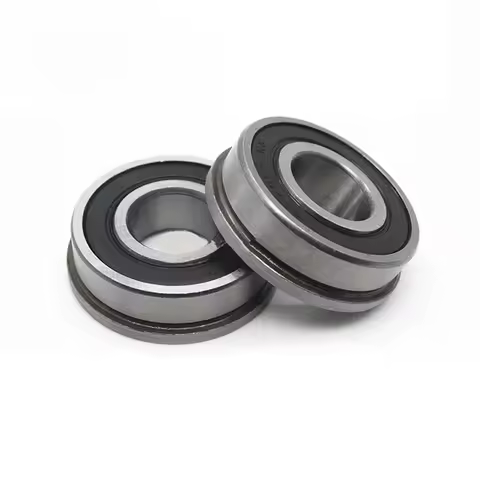 F6200 F6201 F6202 F6203 F6204 F6205 F6206 Single FlangeType Deep Groove Ball Bearing 2RS ZZ Rubber S