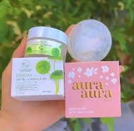 💥พร้อมส่ง | ถูก | ของแท้💯พรทิน่า เซรั่มใบบัวบก centella asiatica pontina สบู่หน้าเVาAura สบู่ใบบัวบก