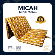 Astro Foam MICAH Trifold Mattress Comfort Bed Best Quality 5 YEAR WARRANTY 100% Original [ Single size / Double size / Full Double size / Queen size ]  (2x36x75 / 2x48x75 / 2x54x75 / 2x60x75)