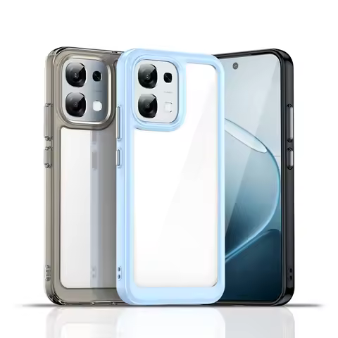 For OPPO A6 Pro Case For OPPO A6 Pro Cover Coque Funda Hard Translucent Soft Frame Shockproof Clear 