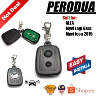 Perodua Alza Myvi Lagi Best Car Remote Duplicate Copy Alarm Remote Cover Control Kunci Kereta