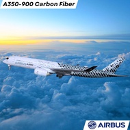 AIRBUS A350-900 Carbon Fiber Edition Commercial Airplane Paper Model