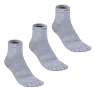 AONIJIE E4845 ถุงเท้าห้านิ้วสำหรับวิ่งแบบยูนิเซ็กซ์ 3 คู่/เซ็ต ถุงเท้าห้านิ้วสำหรับวิ่งแบบปีนเขาและเ