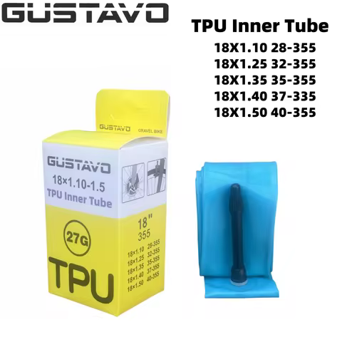 Ultralight BMX Bike Tire Inner Tube 18 Inches 355 Rim 18X1.10-1.50 TPU Tubes French Valve Core Punct