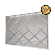Diamond mirror Set DIY - Bevel Mirror Cermin Bevel WAINSCOTING WAINSCOATING Dinding Cermin Mirror Wa