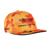 F1 Racing Season Hat Camouflage Aston Martin Baseball Cap McLaren Sea Flat Brim Hat JYUE