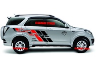 Stiker mobil toyota rush stiker body samping mobil rush stiker striping variasi mobil rush terios av