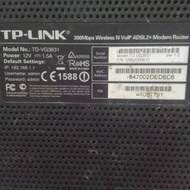 Tplink TD VG363 300Mbps wireless N VoIP ADSL Modem Router