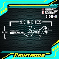 ORIGINAL MIO SOUL 125i STAND OUT decal sticker cutout for car , motorcycle and more