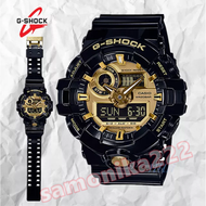 นาฬิกาข้อมือCasio GShock รุ่น GA-710GB-1ADR สีดำหน้าปัดทอง สายเรซิ่น