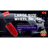 BERUS UNTUK RIM KERETA RIM BRUSH CAR WHEEL BRUSH DETAILING CLEANING BRUSH RIM SCRUB BRUSH (TIADA BUL