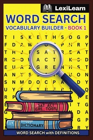 Word Search Vocabulary Builder - Book 1: 500 SAT/ACT/GRE Challenging Study Words for Adults with Def